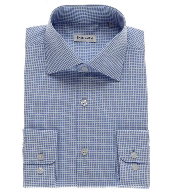 Regular fit dot cotton shirt