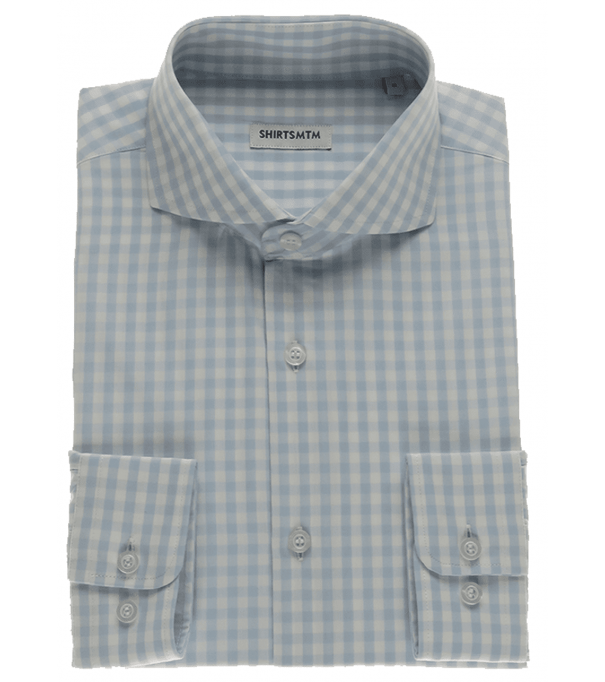 Regular fit gingham cotton shirt