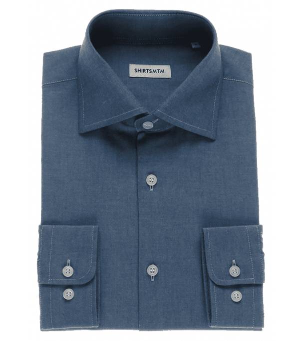 Limited edition slim fit chambray cotton shirt