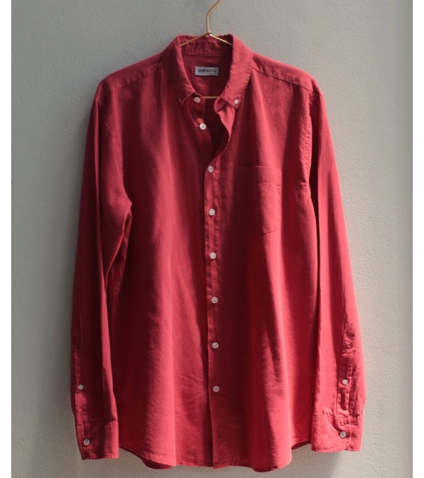 Red Linen Shirt 